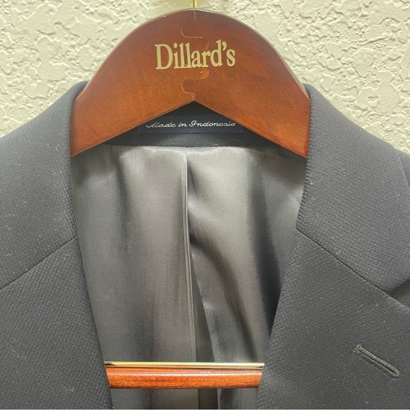 Hart Schaffner Marx 1887 Black Wool Blazer -‎ Size 44R mens - Picture 7 of 8